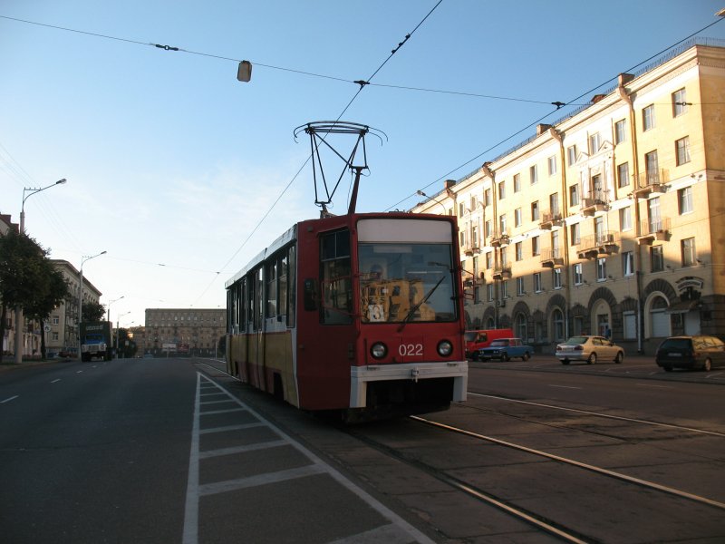 Минск Белоруссия трамвай старый