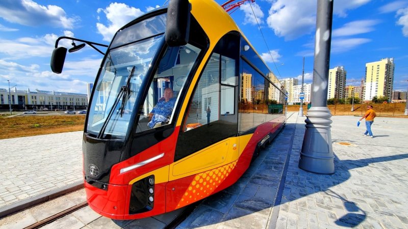 Новый трамвай Львенок верхняя Пышма 2022