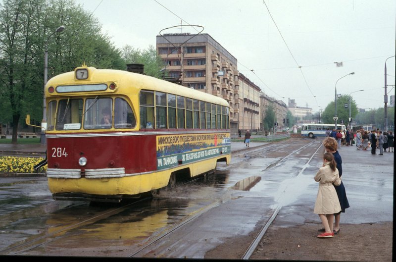 Трамвай 1987 СССР