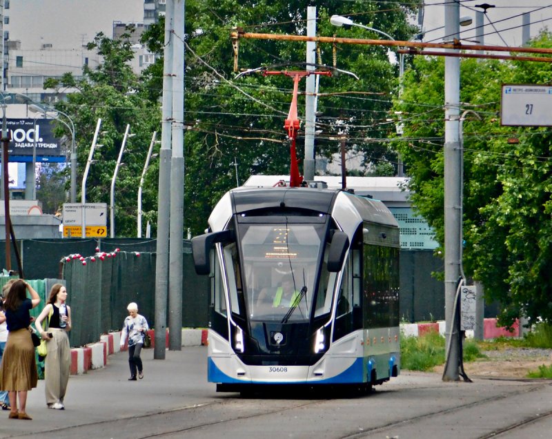 Трамвай Львенок в Москве