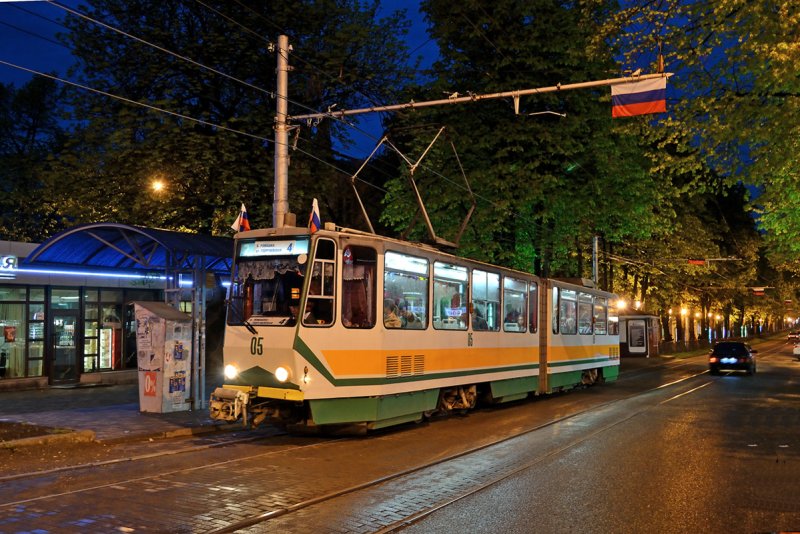 Пятигорский трамвай Tatra kt4d