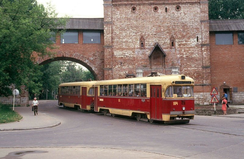 Трамвай Смоленск 80-е годы