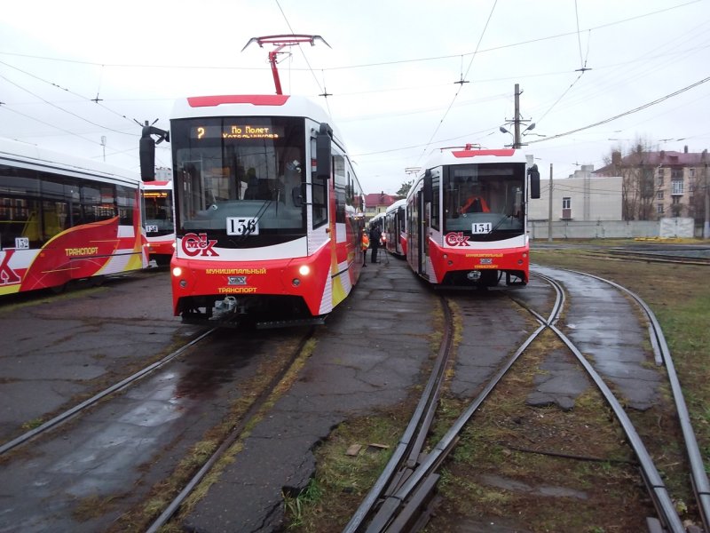 Новый трамвай в Омске