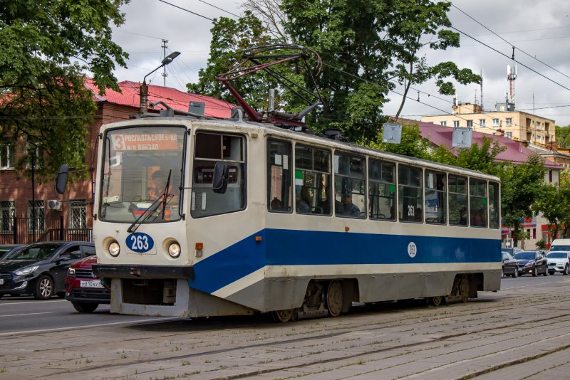 Московский трамвай КТМ 71-608км