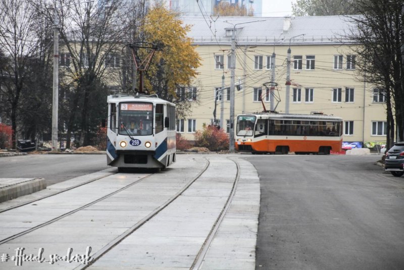 Смоленск трамваи 2020
