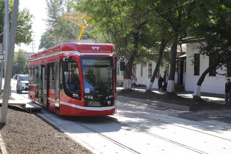 Трамвай в Таганроге реконструкция