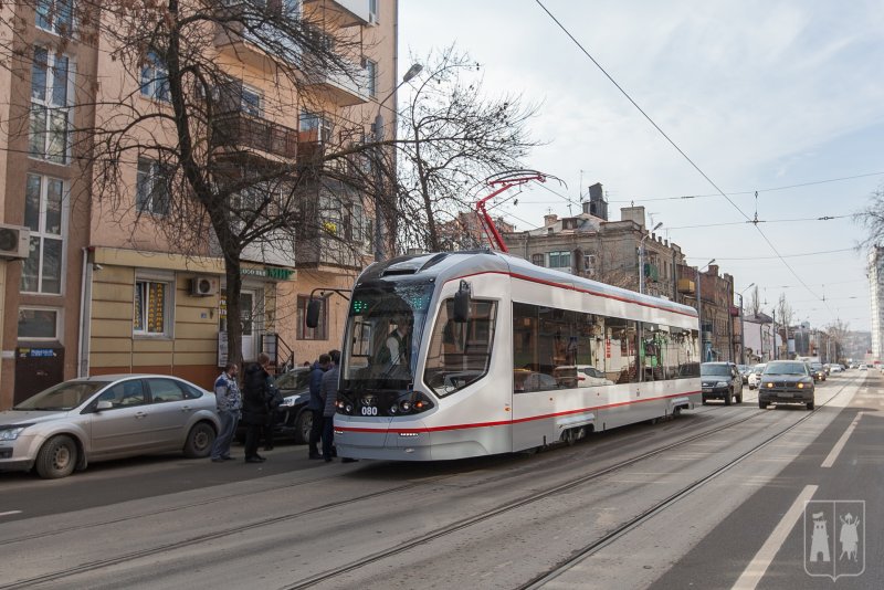 Трамвай в Ростове на Дону Горького