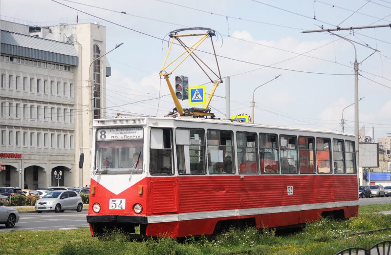 Новый трамвай в Омске