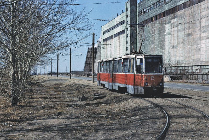 Старые трамваи Павлодара