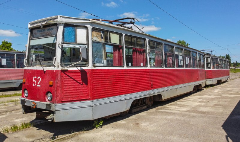 Старый чешский трамвай