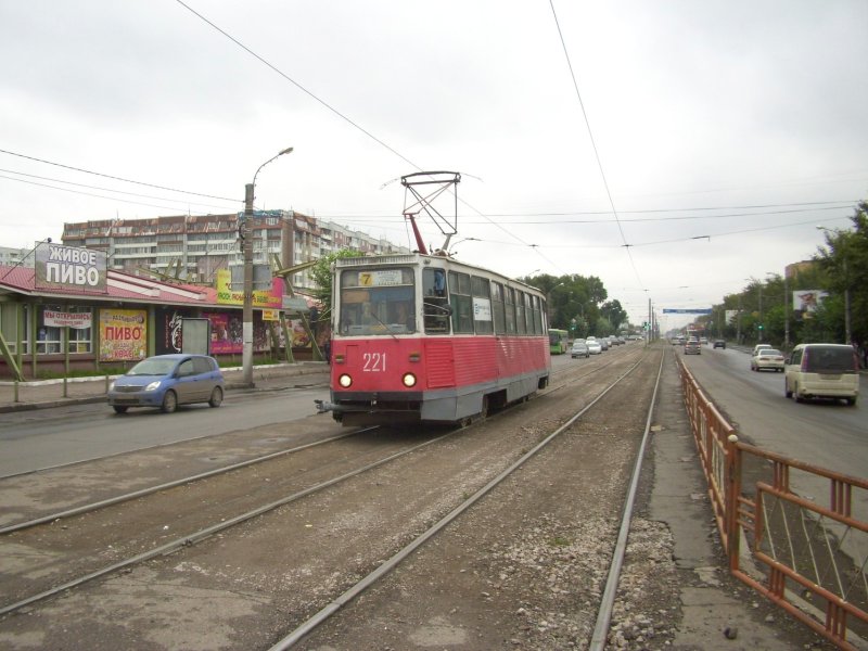 Первый трамвай в Красноярске