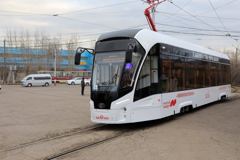 Трамвай в Красноярске 2022