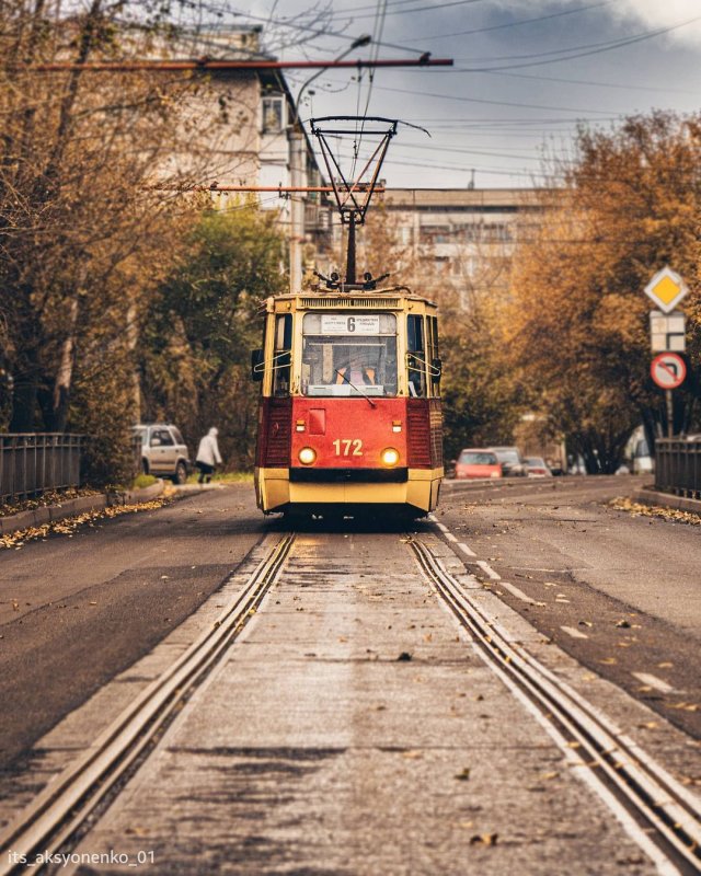 Новые трамваи в Красноярске