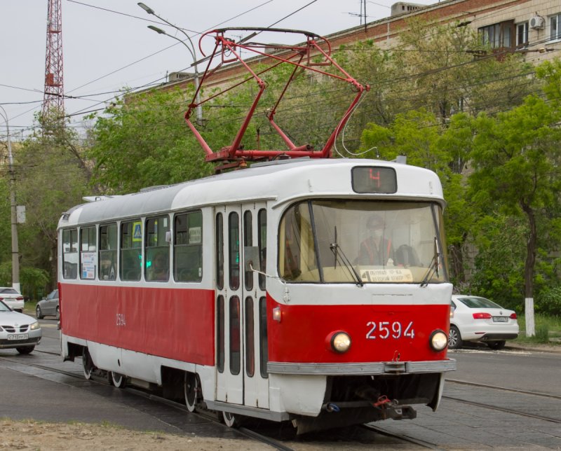 Трамвай Tatra t3 двухдверная