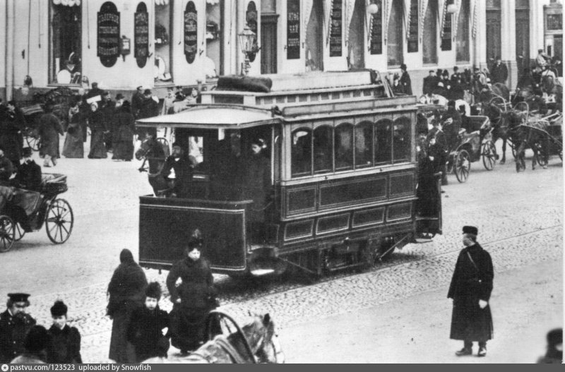 Петербург 19 века трамвай