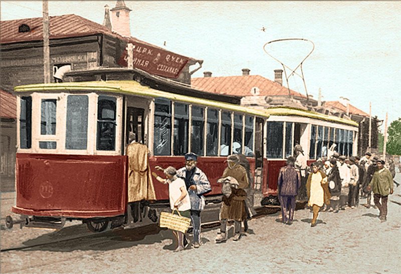 Трамвай Казань 1900