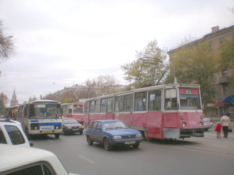 Трамвай Воронеж 1981