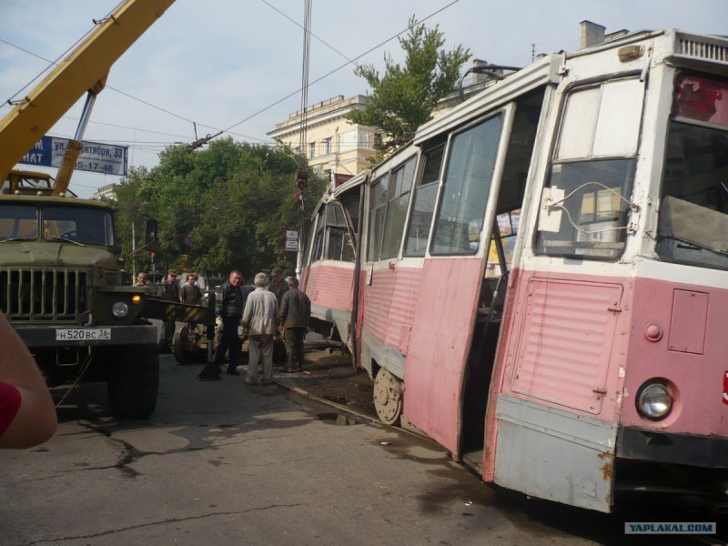 Воронеж трамвай убрали