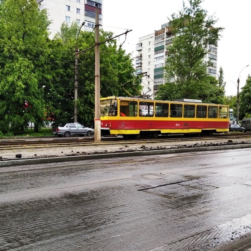 Курск трамвай 2