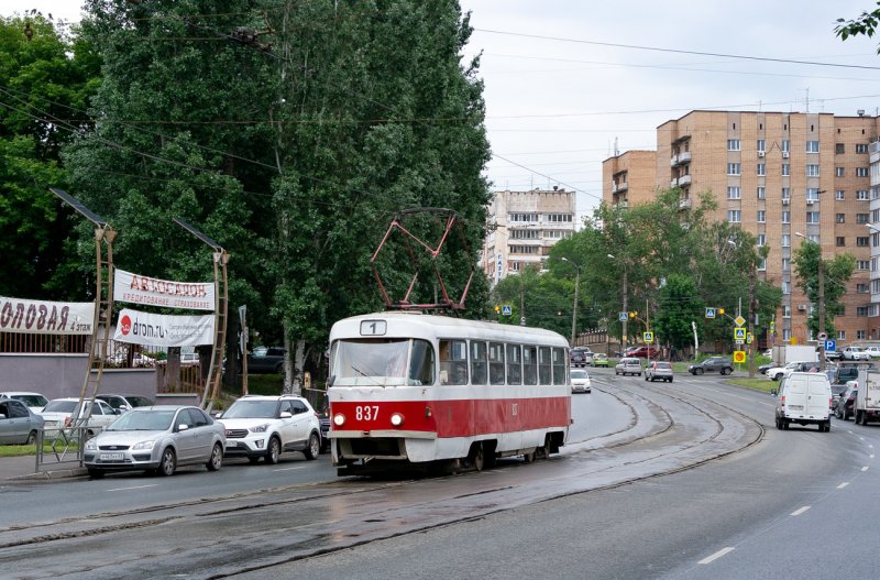 Трамвай Tatra t3su Чертановская улица