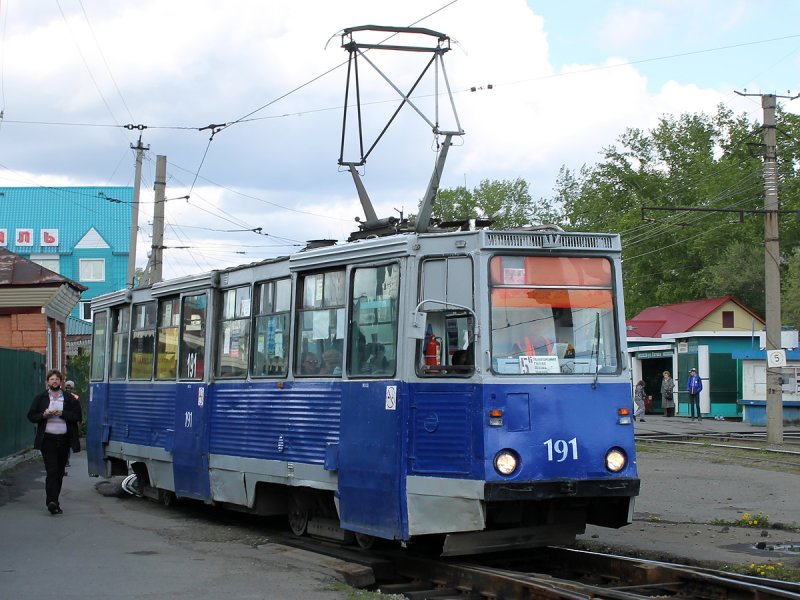 Трамвайное депо Бийск