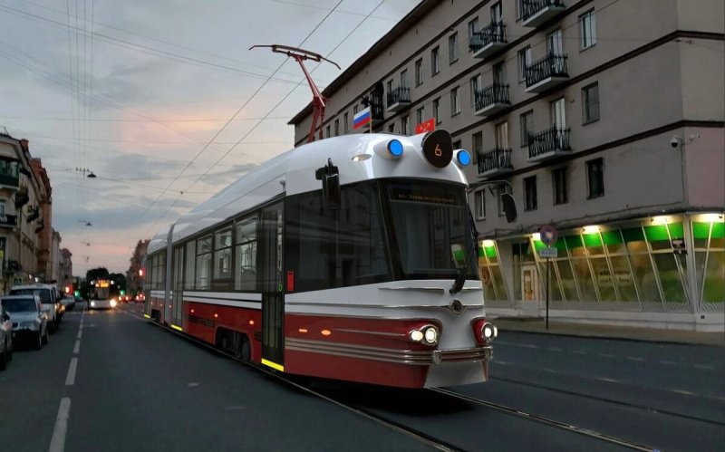 Трамвай Уралтрансмаш Петербург