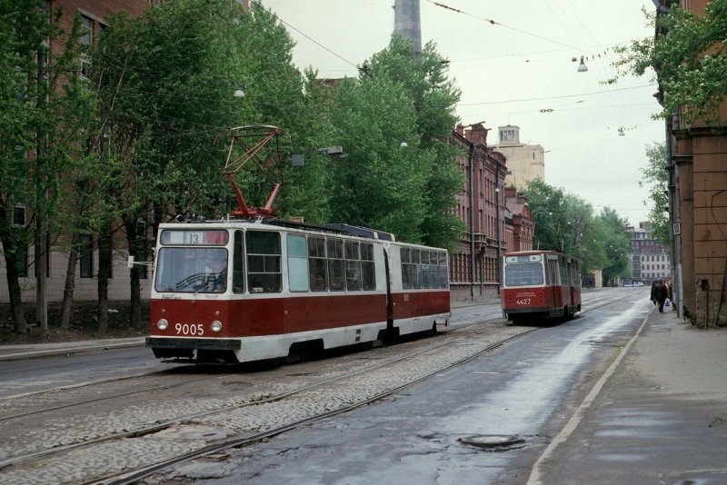 Ленинградский трамвай 1990
