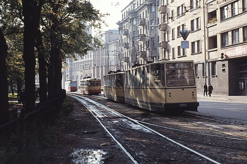 Ленинград проспект трамвай