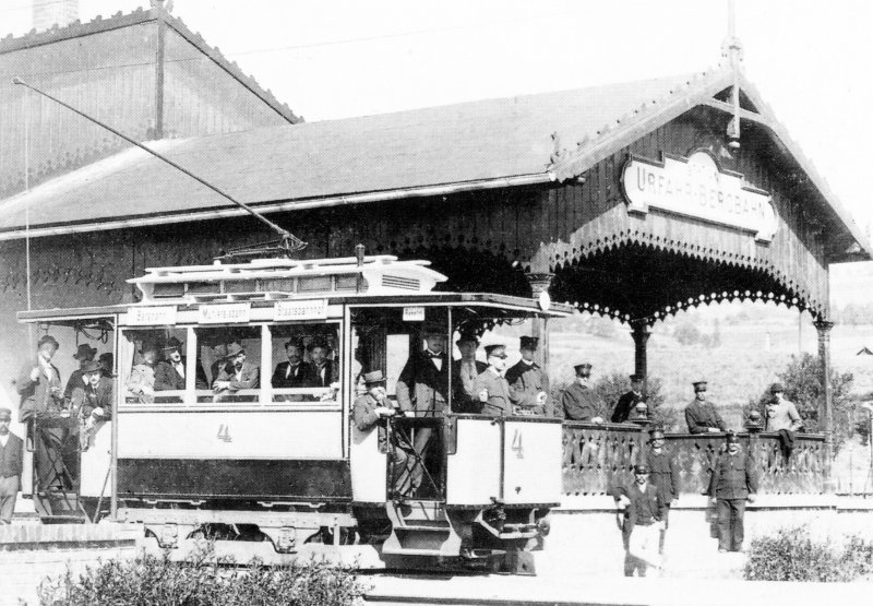 Первый трамвай в Берлине Лихтерфельде