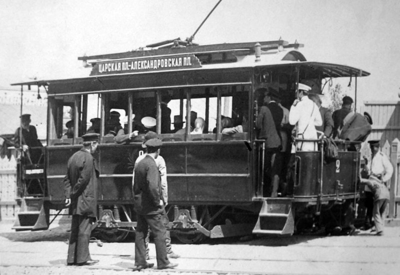 Первый трамвай в Российской империи