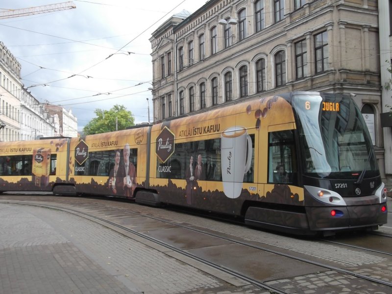 Новые трамваи Риги