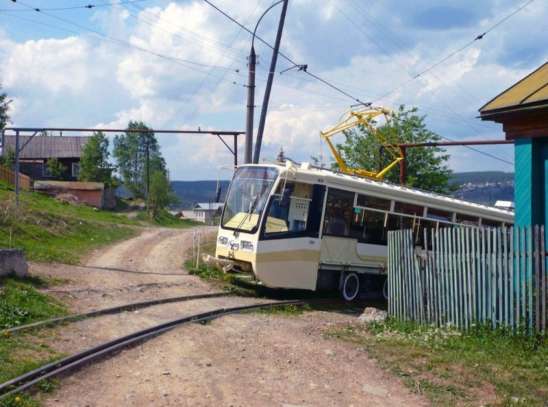 Усть Катав трамвай в деревне