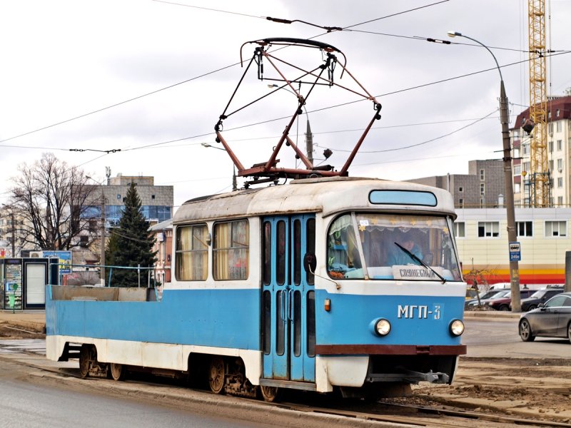 Трамвай Татра Харьковский окрас