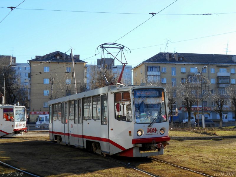 Трамвай КТМ-608км №71 Тверь