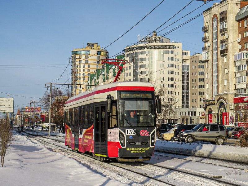 Трамвай Омск фото