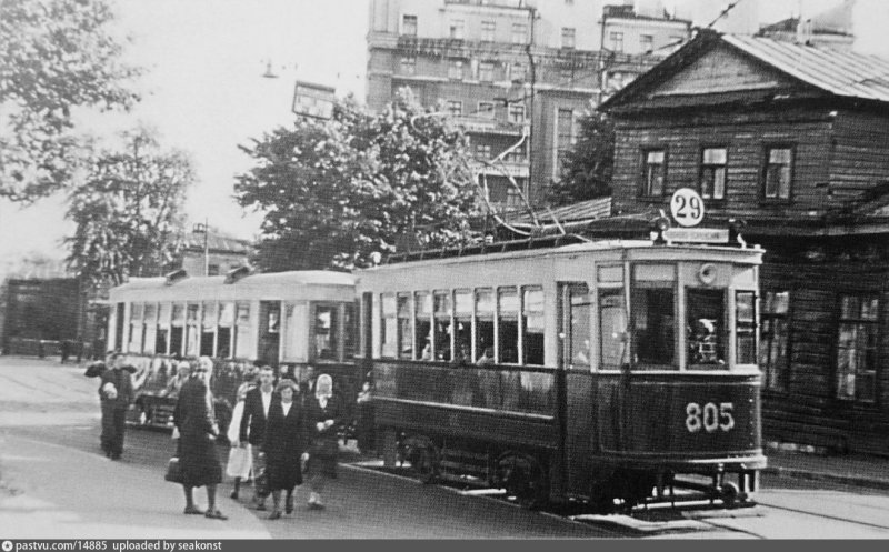 Москва трамвай в 1920е