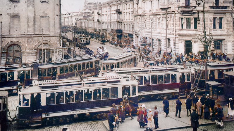 Трамвай 1930 Москва