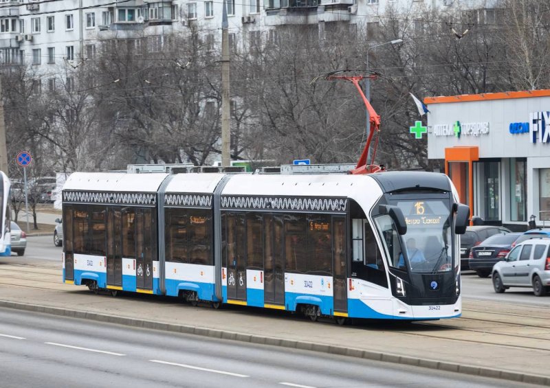 Трамвай Москва 2022