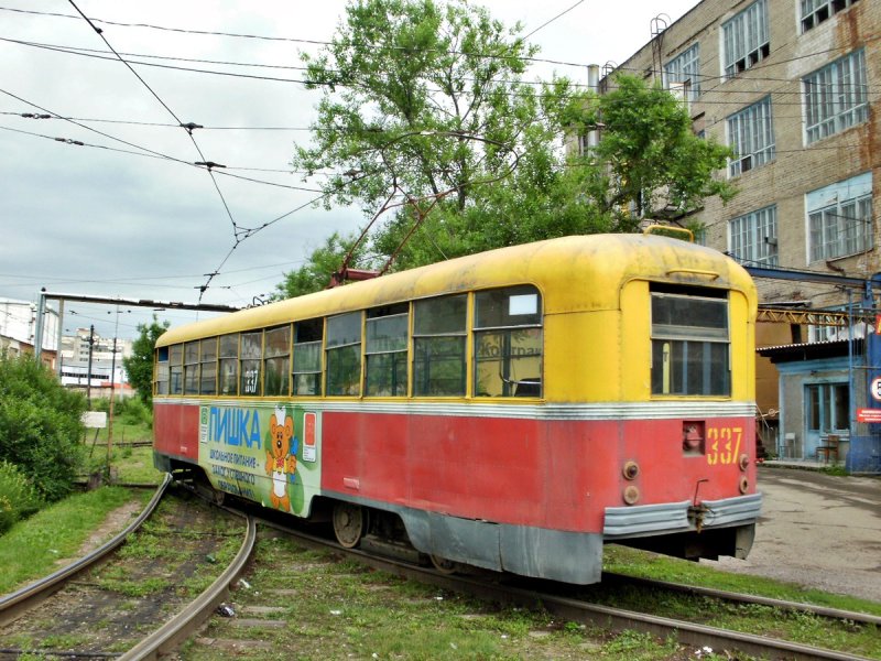 Трамвай Хабаровск депо 2
