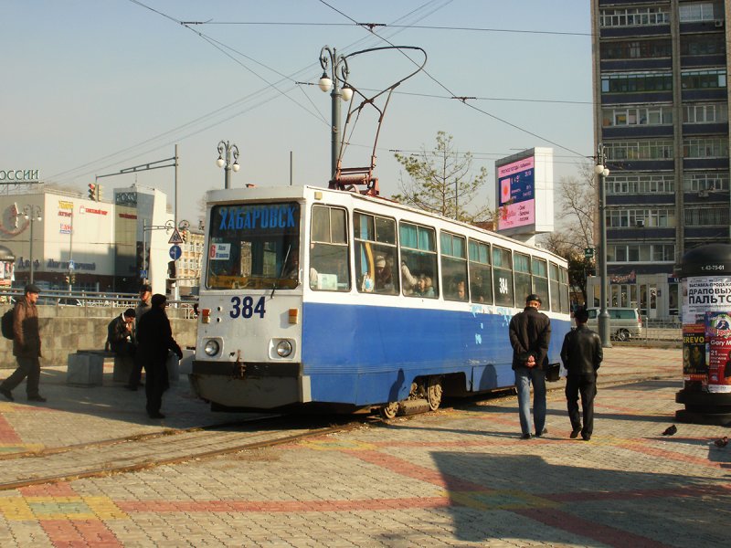 Трамвай Хабаровск 19