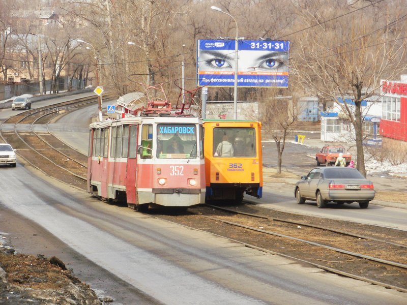Трамвай Хабаровск 5