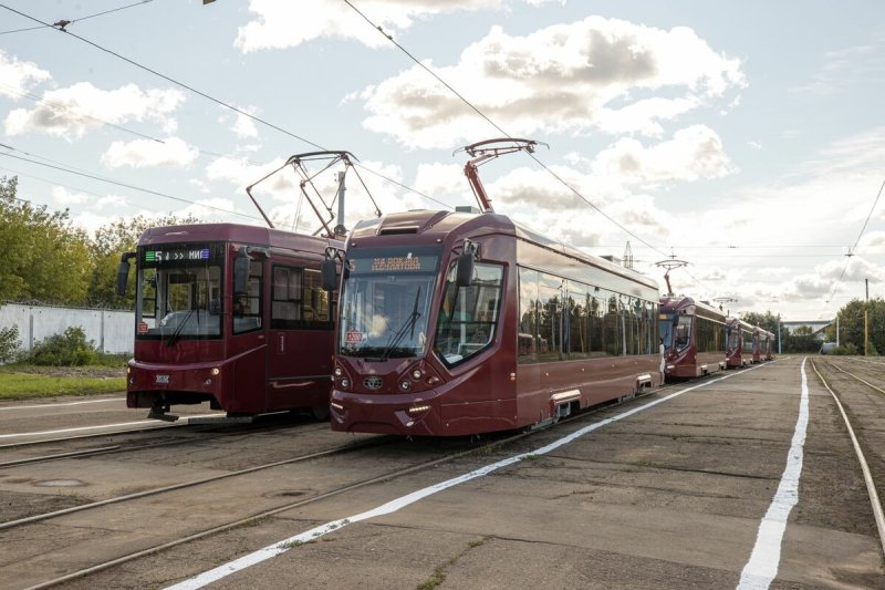 Новый трамвай 5 Казань