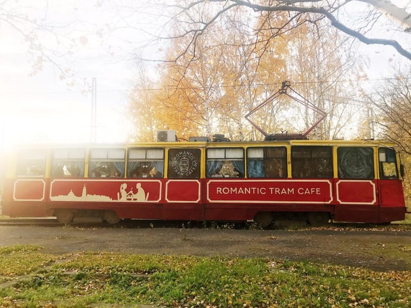 Пермь вагон кафе трамвай