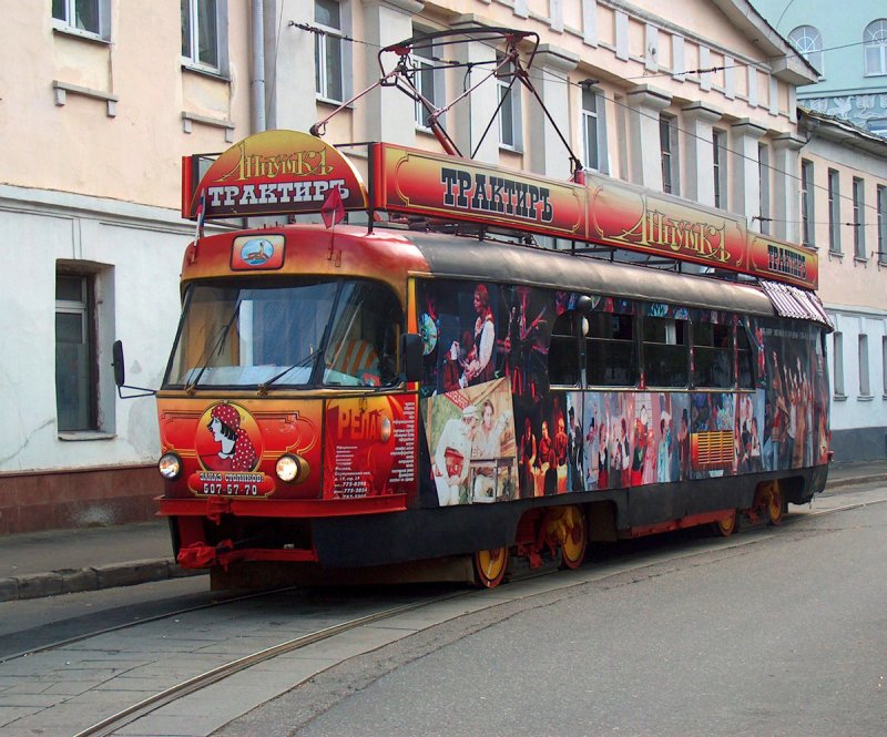 Трамвай-трактир Аннушка Москва