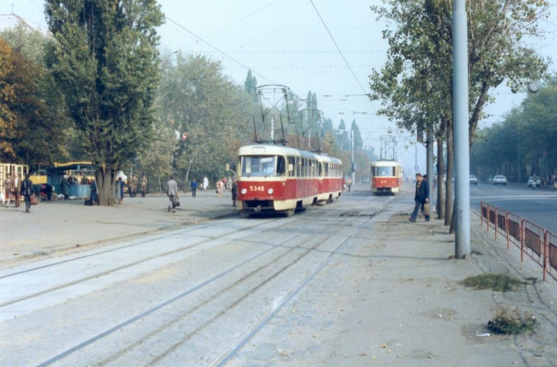 Трамвайная линия по Гагарина