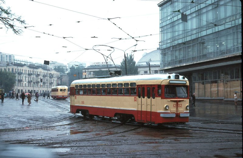 Киевский трамвай 1990х годов