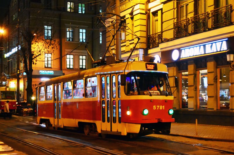 Tatra t3 Киев скоростной трамвай