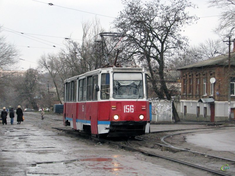 Новочеркасск трамвай КТМ 156