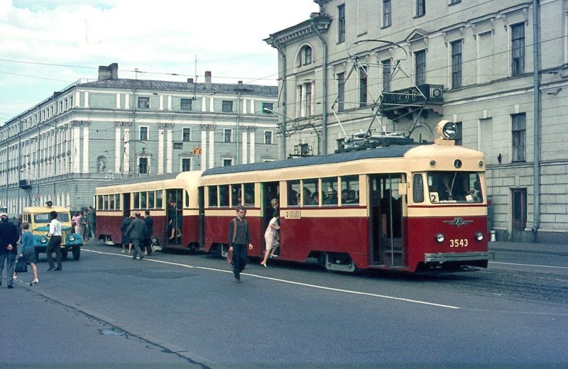 Трамвай Ленинград 1970