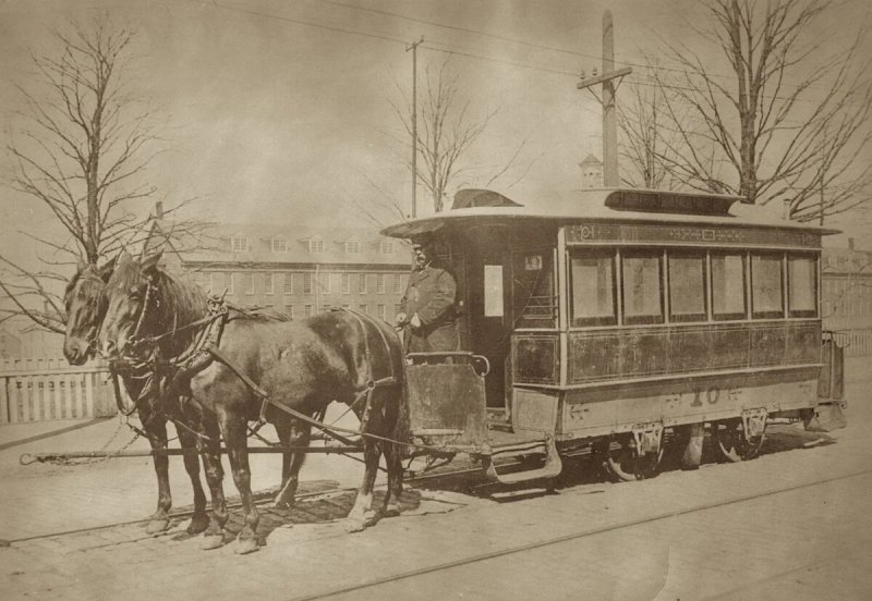 Конно железная дорога Конка 19 век